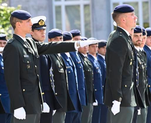Graduation Ceremony for Final-Year Officer Cadets at the Royal Military Academy 2026 BRUSSELS, BELGIUM - AUGUST 27 : Graduation Ceremony for Final-Year Officer Cadets at the Royal Military Academy. Graduates from the 176th Polytechnic Class, the 162nd Class in Social and Military Sciences to which Prince Gabriel belongs, and various classes from the Special Division were honored during the ceremony on August 27, 2026 in Brussels, Belgium, 27 08 2026 Brussels Belgium  Copyright: xDidierxLebrunx