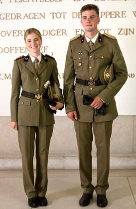 Graduation Ceremony for Final-Year Officer Cadets at the Royal Military Academy 2026 BRUSSELS, BELGIUM - AUGUST 27 : Graduation Ceremony for Final-Year Officer Cadets at the Royal Military Academy. Princess Elisabeth attended the graduation ceremony for final-year officer cadets at the Royal Military Academy. Graduates from the 176th Polytechnic Class, the 162nd Class in Social and Military Sciences to which Prince Gabriel belongs, and various classes from the Special Division were honored during the ceremony on August 27, 2026 in Brussels, Belgium, 27 08 2026 Brussels Belgium  Copyright: xDidierxLebrunx