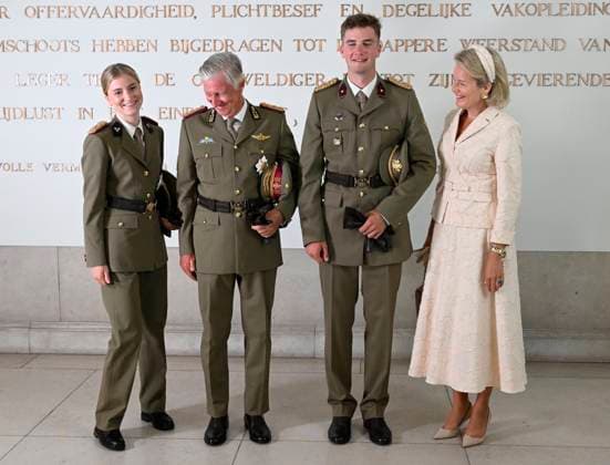 Graduation Ceremony for Final-Year Officer Cadets at the Royal Military Academy 2026 BRUSSELS, BELGIUM - AUGUST 27 : Graduation Ceremony for Final-Year Officer Cadets at the Royal Military Academy. King Philippe, Queen Mathilde, Princess Elisabeth attended the graduation ceremony for final-year officer cadets at the Royal Military Academy. Graduates from the 176th Polytechnic Class, the 162nd Class in Social and Military Sciences to which Prince Gabriel belongs, and various classes from the Special Division were honored during the ceremony on August 27, 2026 in Brussels, Belgium, 27 08 2026 Brussels Belgium  Copyright: xDidierxLebrunx