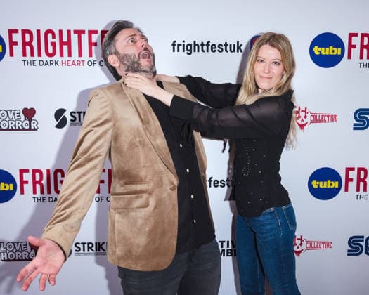 Uk Premiere Of The Pitchfork Retreat on Friday 28 August 2026 Gregory Van Voorhis, Nicole Van Voorhis attends the media wall for the Uk Premiere Of The Pitchfork Retreat during Tubi Frightfest 2026 on Friday 28 August 2026 at Odeon Luxe Leicester Square, London. ., Credit:Julie Edwards Avalon  Copyright: xJuliexEdwardsx xAvalonx 1128935959