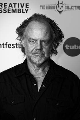 Trauma Or, Monsters All photocall on Friday 28 August 2026 Larry Fessenden attends the media wall for the Trauma Or, Monsters All photocall during Tubi Frightfest 2026 on Friday 28 August 2026 at Odeon Luxe Leicester Square, London. Edtiors Note: Image Converted To Monochrome Black And White., Credit:Julie Edwards Avalon  Copyright: xJuliexEdwardsx xAvalonx 1128935990