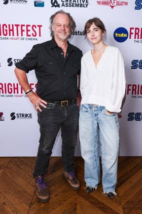 Trauma Or, Monsters All photocall on Friday 28 August 2026 Larry Fessenden, Aitana Doyle attends the media wall for the Trauma Or, Monsters All photocall during Tubi Frightfest 2026 on Friday 28 August 2026 at Odeon Luxe Leicester Square, London. ., Credit:Julie Edwards Avalon  Copyright: xJuliexEdwardsx xAvalonx 1128935993