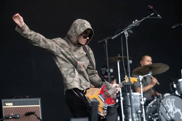 Keo performs at Reading Festival 2026 Friday - Little John s Farm, Reading, UK Guitarist Jimmy Lanwern of English alternative rock band Keo performs a secret set on the Main Stage at Reading Festival 2026, Little John s Farm, Reading, England, UK on Friday 28 August 2026., Credit:Justin Ng Avalon UK, England, Reading, Little John s Farm Copyright: xJustinxNgx xAvalonx 1128939755