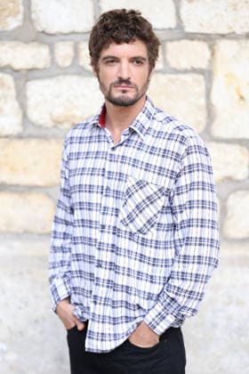 Angouleme Film Festival - Clementine Celarie Niels Schneider attends the 19th Angouleme Film Festival in Angouleme, August 28, 2026, France. Photo by Jerome Domine ABACAPRESS.COM Angouleme France  Copyright: xDominexJerome ABACAx
