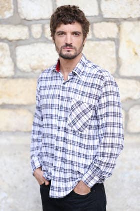 Angouleme Film Festival - Clementine Celarie Niels Schneider attends the 19th Angouleme Film Festival in Angouleme, August 28, 2026, France. Photo by Jerome Domine ABACAPRESS.COM Angouleme France  Copyright: xDominexJerome ABACAx
