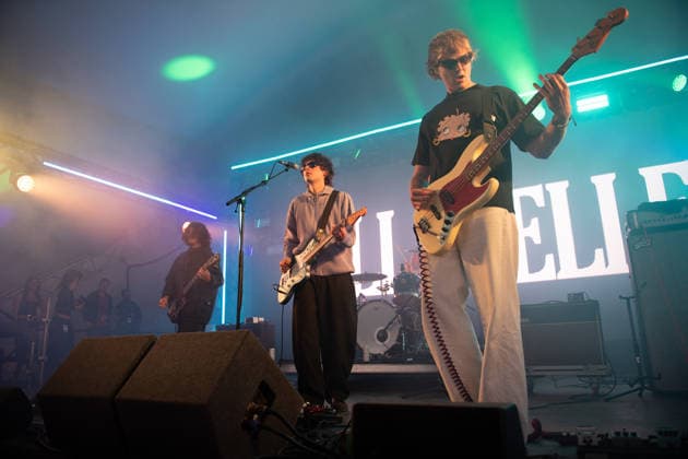 Villanelle perform at Reading Festival 2026 Friday - Little John s Farm, Reading, UK (L-R) - Guitarist Ben Taylor, lead singer guitarist Gene Gallagher and bassist Jack Schiavo of English rock band Villanelle performs on the Canopy Stage at Reading Festival 2026, Little John s Farm, Reading, England, UK on Friday 28 August 2026., Credit:Justin Ng Avalon UK, England, Reading, Little John s Farm Copyright: xJustinxNgx xAvalonx 1128975027
