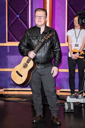 MDR Riverboat singer Angelo Kelly during the taping of the MDR talk show Riverboat on August 28, 2026, at Mediacity Leipzig 20260828SFL0003