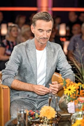 MDR Riverboat host, singer, and actor Florian Silbereisen during the taping of the MDR talk show Riverboat on August 28, 2026, at Mediacity Leipzig 20260828SFL0017