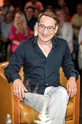 MDR Riverboat actor Boris Aljinovic during the taping of the MDR talk show Riverboat on August 28, 2026, at Mediacity Leipzig 20260828SFL0037