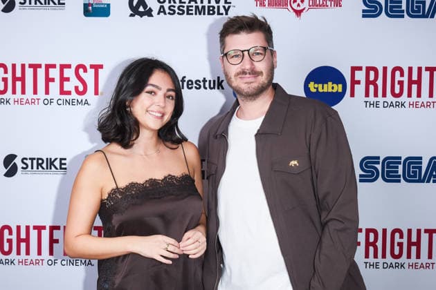 English Premiere Of Hungry on Friday 28 August 2026 Olivia Bernstone, James Nunn attends the media wall for the English Premiere Of Hungry during Tubi Frightfest 2026 on Friday 28 August 2026 at Odeon Luxe Leicester Square, London. ., Credit:Julie Edwards Avalon  Copyright: xJuliexEdwardsx xAvalonx 1128979648