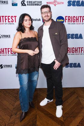 English Premiere Of Hungry on Friday 28 August 2026 Olivia Bernstone, James Nunn attends the media wall for the English Premiere Of Hungry during Tubi Frightfest 2026 on Friday 28 August 2026 at Odeon Luxe Leicester Square, London. ., Credit:Julie Edwards Avalon  Copyright: xJuliexEdwardsx xAvalonx 1128979664