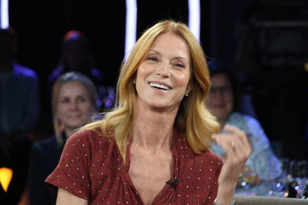 Esther Schweins, actress, guest on the NDR Talk Show on August 28, 2026, on NDR Television’s Channel 3; photo op before the taping on July 3, 2026, at the Hamburg Lokstedt television studio
