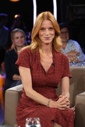 Esther Schweins, actress, guest on the NDR Talk Show on August 28, 2026, on NDR Television’s Channel 3; photo op before the taping on July 3, 2026, at the Hamburg Lokstedt television studio