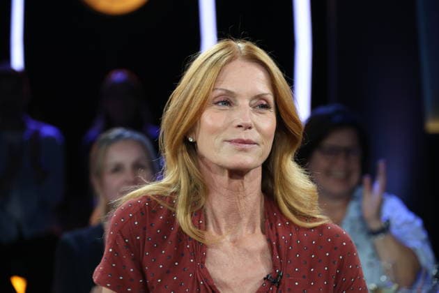 Esther Schweins, actress, guest on the NDR Talk Show on August 28, 2026, on NDR Television’s Channel 3; photo op before the taping on July 3, 2026, at the Hamburg Lokstedt television studio