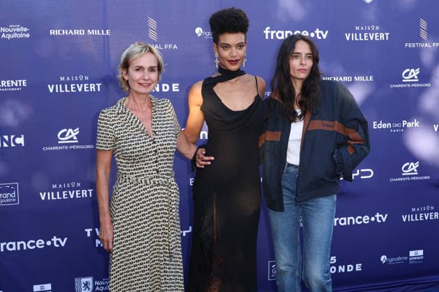 Angouleme Film Festival #3 Festival du Film Francophone d AngouleÌ‚me 2026 - jour 5 Sandrine Bonnaire, Sonia Bonny et NaÃ¯lia Harzoune Festival du Film Francophone d AngouleÌ‚me 2026, le 28 aoÃ»t 2026.  Copyright: xFabricexChasseryx
