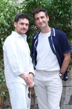 Angouleme Film Festival - Camembert Photocall Matthieu Rumani and Nicolas Slomka attends the « Camembert » Photocall as part of the 19th Angouleme Film Festival in Angouleme, August 28, 2026, France. Photo by Jerome Domine ABACAPRESS.COM Angouleme France  Copyright: xDominexJerome ABACAx