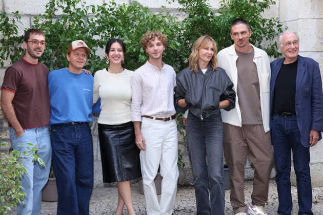 Angouleme Film Festival - Camembert Photocall Panayotis Pascot, Alex Lutz, Anaide Rozam, Jeremy Gillet, Pascale Arbillot, Guillermo Guiz and Bernard Le Coq attends the « Camembert » Photocall as part of the 19th Angouleme Film Festival in Angouleme, August 28, 2026, France. Photo by Jerome Domine ABACAPRESS.COM Angouleme France  Copyright: xDominexJerome ABACAx