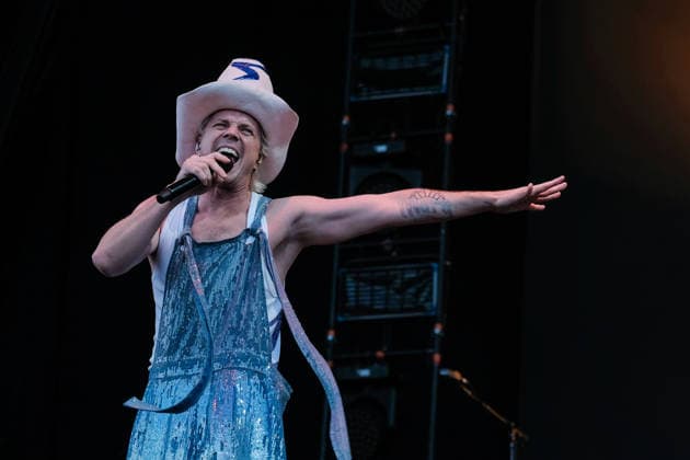 August 28, 2026, Southsea, Hampshire, United Kingdom: Jake Shears, lead singer with American pop rock band Scissor Sisters performing live on stage at Victorious Festival. Southsea United Kingdom - ZUMAs197 20260828_aaa_s197_061 Copyright: xDawnxFletcher-Parkx