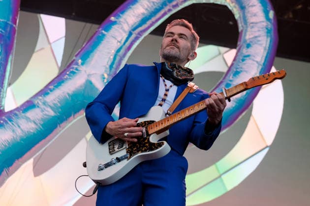 August 28, 2026, Southsea, Hampshire, United Kingdom: Del Marquis, guitarist with American pop rock band Scissor Sisters performing live on stage at Victorious Festival. Southsea United Kingdom - ZUMAs197 20260828_aaa_s197_064 Copyright: xDawnxFletcher-Parkx