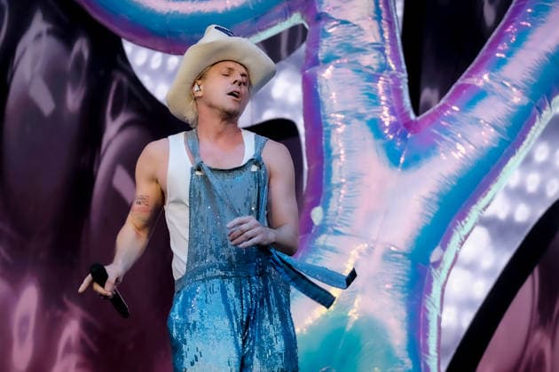 August 28, 2026, Southsea, Hampshire, United Kingdom: Jake Shears, lead singer with American pop rock band Scissor Sisters performing live on stage at Victorious Festival. Southsea United Kingdom - ZUMAs197 20260828_aaa_s197_081 Copyright: xDawnxFletcher-Parkx