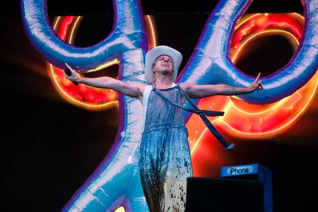 August 28, 2026, Southsea, Hampshire, United Kingdom: Jake Shears, lead singer with American pop rock band Scissor Sisters performing live on stage at Victorious Festival. Southsea United Kingdom - ZUMAs197 20260828_aaa_s197_083 Copyright: xDawnxFletcher-Parkx