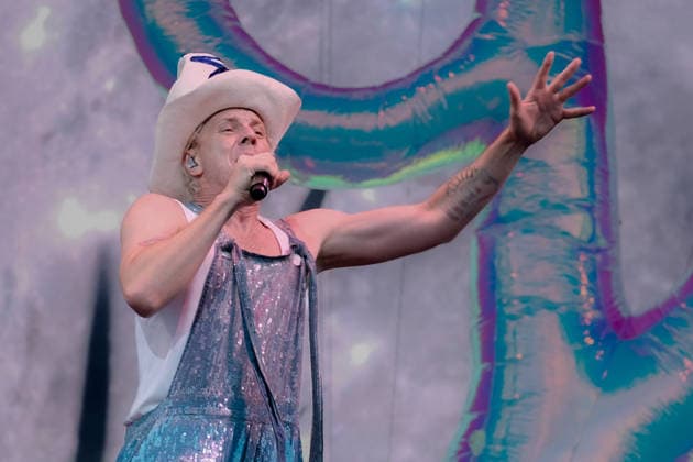August 28, 2026, Southsea, Hampshire, United Kingdom: Jake Shears, lead singer with American pop rock band Scissor Sisters performing live on stage at Victorious Festival. Southsea United Kingdom - ZUMAs197 20260828_aaa_s197_085 Copyright: xDawnxFletcher-Parkx