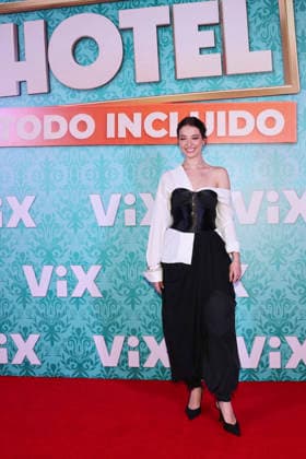 Hotel Todo Incluido Red Carpet Premiere Maria JosÃ De La Cruz attends the red carpet premiere of the ViX original TV series Hotel Todo Incluido at Antara Polanco on August 27, 2026 in Mexico City, Mexico. (Photo by Yamak Perea Eyepix Group) Copyright: xYamakxPerea xEyepixxGroupx YP_27082026_196500