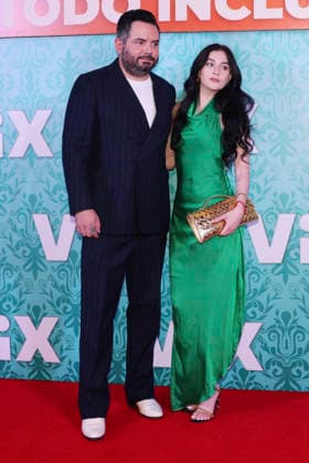 Hotel Todo Incluido Red Carpet Premiere Jose Eduardo Derbez and Paola Dalay attend the red carpet premiere of the ViX original TV series Hotel Todo Incluido at Antara Polanco on August 27, 2026 in Mexico City, Mexico. (Photo by Yamak Perea Eyepix Group) Copyright: xYamakxPerea xEyepixxGroupx YP_27082026_196584
