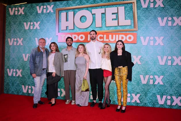 Hotel Todo Incluido Red Carpet Premiere Sofia Castro, JosÃ Alberto Castro, Mimi Morales attend the red carpet premiere of the ViX original TV series Hotel Todo Incluido at Antara Polanco on August 27, 2026 in Mexico City, Mexico. (Photo by Yamak Perea Eyepix Group) Copyright: xYamakxPerea xEyepixxGroupx YP_27082026_196601