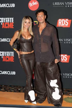 Chiara Nasti Marco Ferrero At Coyote Vs Acme Premiere - Rome Italian celebrities Chiara Nasti and Marco Ferrero attend the red carpet premiere of the new film Coyote vs ACME in Rome, Italy on August 28, 2026. The film is based on Ian Frazier s 1990 New Yorker article of the same name, which in turn is based on the Wile E. Coyote character and the ACME Corporation from the Looney Tunes and Merrie Melodies cartoons. Photo by Andrea Bracaglia ABACAPRESS.COM Rome Italy Italy  Copyright: xBracagliaxAndrea ABACAx