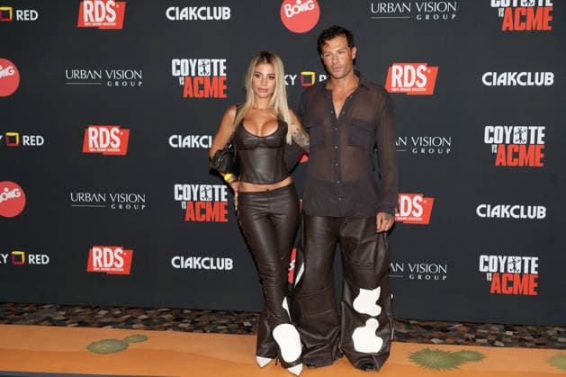 Chiara Nasti Marco Ferrero At Coyote Vs Acme Premiere - Rome Italian celebrities Chiara Nasti and Marco Ferrero attend the red carpet premiere of the new film Coyote vs ACME in Rome, Italy on August 28, 2026. The film is based on Ian Frazier s 1990 New Yorker article of the same name, which in turn is based on the Wile E. Coyote character and the ACME Corporation from the Looney Tunes and Merrie Melodies cartoons. Photo by Andrea Bracaglia ABACAPRESS.COM Rome Italy Italy  Copyright: xBracagliaxAndrea ABACAx
