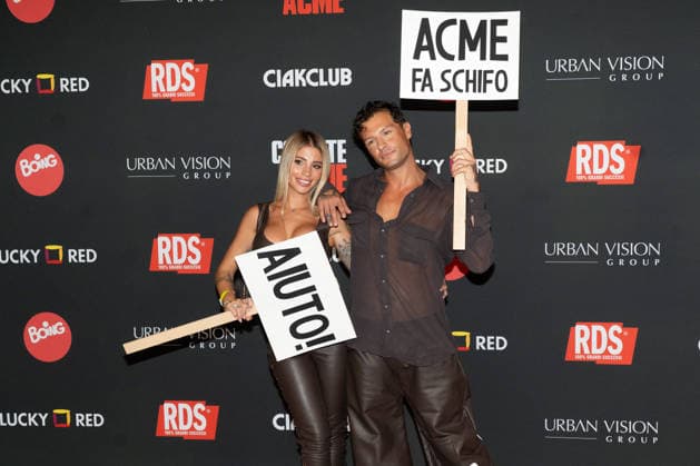 Chiara Nasti Marco Ferrero At Coyote Vs Acme Premiere - Rome Italian celebrities Chiara Nasti and Marco Ferrero attend the red carpet premiere of the new film Coyote vs ACME in Rome, Italy on August 28, 2026. The film is based on Ian Frazier s 1990 New Yorker article of the same name, which in turn is based on the Wile E. Coyote character and the ACME Corporation from the Looney Tunes and Merrie Melodies cartoons. Photo by Andrea Bracaglia ABACAPRESS.COM Rome Italy Italy  Copyright: xBracagliaxAndrea ABACAx