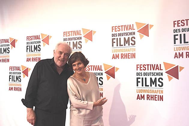 At the film screening of *Explosive Mischung* (*Tatort*), Dr. Michael Goetz, Festival Director, and Daniela Goetz, Festival Director, Ludwigshafen, August 28, 2026, on the banks of the Rhine, 22nd German Film Festival 2026. Photo: Ludwigshafen
