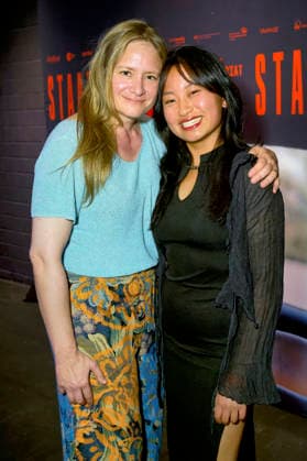 Julia Jentsch and Chen Emilie Yan at the premiere of the film *Staatsschutz* at Cinenova in Cologne, August 28, 2026 Foto:xC.xAdolph xFuturexImagex staatsschutz_6708