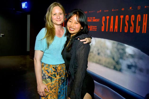 Julia Jentsch and Chen Emilie Yan at the premiere of the film *Staatsschutz* at Cinenova in Cologne, August 28, 2026 Foto:xC.xAdolph xFuturexImagex staatsschutz_6710