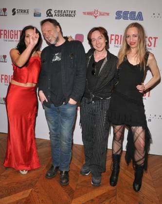 Electric Meat world premiere, London Emily Booth, Dan Schaffer, Caspian Faye and Nina Courson at the Electric Meat world premiere, FrightFest film festival day 2, Odeon Luxe Leicester Square, Leicester Square, on Friday 28 August 2026 in London, England, UK. CAP CAN CAN London UK Great Britain Copyright: xCanxNguyen CapitalxPicturesx