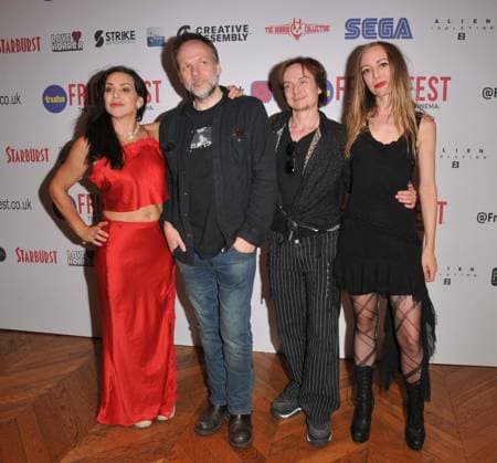 Electric Meat world premiere, London Emily Booth, Dan Schaffer, Caspian Faye and Nina Courson at the Electric Meat world premiere, FrightFest film festival day 2, Odeon Luxe Leicester Square, Leicester Square, on Friday 28 August 2026 in London, England, UK. CAP CAN CAN London UK Great Britain Copyright: xCanxNguyen CapitalxPicturesx