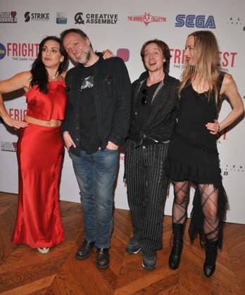 Electric Meat world premiere, London Emily Booth, Dan Schaffer, Caspian Faye and Nina Courson at the Electric Meat world premiere, FrightFest film festival day 2, Odeon Luxe Leicester Square, Leicester Square, on Friday 28 August 2026 in London, England, UK. CAP CAN CAN London UK Great Britain Copyright: xCanxNguyen CapitalxPicturesx