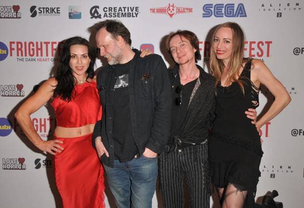 Electric Meat world premiere, London Emily Booth, Dan Schaffer, Caspian Faye and Nina Courson at the Electric Meat world premiere, FrightFest film festival day 2, Odeon Luxe Leicester Square, Leicester Square, on Friday 28 August 2026 in London, England, UK. CAP CAN CAN London UK Great Britain Copyright: xCanxNguyen CapitalxPicturesx