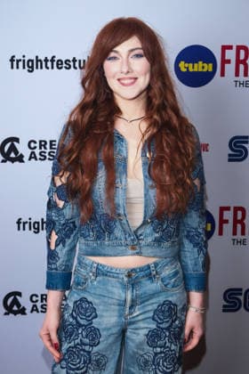 International Premiere Of Lesions on Saturday 29 August 2026 Elsa Ames attends the media wall for the International Premiere Of Lesions during Tubi Frightfest 2026 on Saturday 29 August 2026 at Odeon Luxe Leicester Square, London. ., Credit:Julie Edwards Avalon  Copyright: xJuliexEdwardsx xAvalonx 1129088263