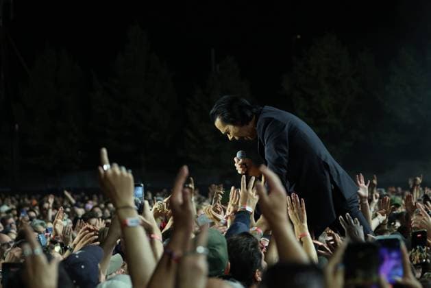 ROCK EN SEINE PHOTOPQR LE PARISIEN Jean Baptiste Quentin Staff Saint Cloud August 28, 2026 Friday, August 28, 2026 Saint Cloud Park Rock en Seine Music Festival CONCERT BY NICK CAVE AND THE BAD SEEDS Photo by Jean Baptiste Quentin Local Caption Rock en Seine, Saint Cloud, 92, France  Copyright: xPHOTOPQR LExPARISIEN MAXPPPxJean-BaptistexQuentinx(Staff)x 20260828LPA8428 20260828LPA8428
