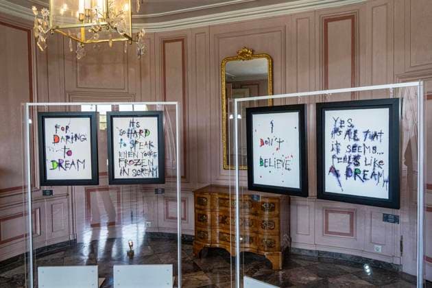 The Art of Johnny Depp Exhibition at Benrath Palace ** FOR EDITORIAL USE ONLY ** EDITORIAL USE ONLY ** p Journalists and exhibitors are at Benrath Palace in Düsseldorf on August 29, 2026. An exhibition titled The Art of Johnny Depp, featuring works by actor Johnny Depp, opens in Düsseldorf. Photo: Arnulf Copyright: ArnulfxStoffel doc87de5zpkhv71cogmoolm ,EDITORIAL USE ONLY Copyright: ArnulfxStoffel