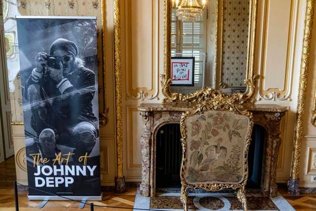 The Art of Johnny Depp Exhibition at Benrath Palace ** FOR EDITORIAL USE ONLY ** EDITORIAL USE ONLY ** p Journalists and exhibitors are at Benrath Palace in Düsseldorf on August 29, 2026. An exhibition titled The Art of Johnny Depp, featuring works by actor Johnny Depp, opens in Düsseldorf. Photo: Arnulf Copyright: ArnulfxStoffel doc87de6u8se381cynjter0 ,EDITORIAL USE ONLY Copyright: ArnulfxStoffel