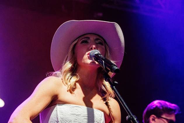 August 28, 2026, Edmonton, Alberta, Canada: Canadian Country Music Artist Julia Vos performs at First Boots and Hearts West Country Music Festival..Julia Vos became the first artist to perform at Boots and Hearts West in Edmonton. She had released her latest single Cigarette Sundays at midnight before performing it for the first time live at Boots and Hearts. Edmonton Canada - ZUMAs197 20260828_aaa_s197_314 Copyright: xRonxPalmerx