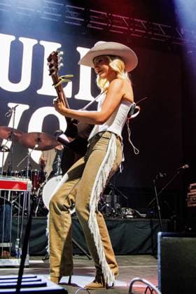 August 28, 2026, Edmonton, Alberta, Canada: Canadian Country Music Artist Julia Vos performs at First Boots and Hearts West Country Music Festival..Julia Vos became the first artist to perform at Boots and Hearts West in Edmonton. She had released her latest single Cigarette Sundays at midnight before performing it for the first time live at Boots and Hearts. Edmonton Canada - ZUMAs197 20260828_aaa_s197_315 Copyright: xRonxPalmerx