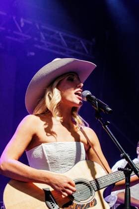 August 28, 2026, Edmonton, Alberta, Canada: Canadian Country Music Artist Julia Vos performs at First Boots and Hearts West Country Music Festival..Julia Vos became the first artist to perform at Boots and Hearts West in Edmonton. She had released her latest single Cigarette Sundays at midnight before performing it for the first time live at Boots and Hearts. Edmonton Canada - ZUMAs197 20260828_aaa_s197_317 Copyright: xRonxPalmerx