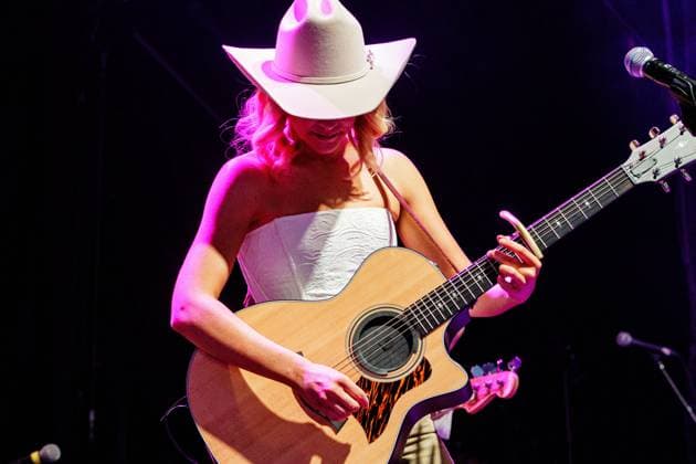 August 28, 2026, Edmonton, Alberta, Canada: Canadian Country Music Artist Julia Vos performs at First Boots and Hearts West Country Music Festival..Julia Vos became the first artist to perform at Boots and Hearts West in Edmonton. She had released her latest single Cigarette Sundays at midnight before performing it for the first time live at Boots and Hearts. Edmonton Canada - ZUMAs197 20260828_aaa_s197_323 Copyright: xRonxPalmerx