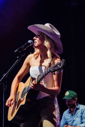 August 28, 2026, Edmonton, Alberta, Canada: Canadian Country Music Artist Julia Vos performs at First Boots and Hearts West Country Music Festival..Julia Vos became the first artist to perform at Boots and Hearts West in Edmonton. She had released her latest single Cigarette Sundays at midnight before performing it for the first time live at Boots and Hearts. Edmonton Canada - ZUMAs197 20260828_aaa_s197_324 Copyright: xRonxPalmerx