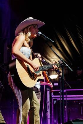 August 28, 2026, Edmonton, Alberta, Canada: Canadian Country Music Artist Julia Vos performs at First Boots and Hearts West Country Music Festival..Julia Vos became the first artist to perform at Boots and Hearts West in Edmonton. She had released her latest single Cigarette Sundays at midnight before performing it for the first time live at Boots and Hearts. Edmonton Canada - ZUMAs197 20260828_aaa_s197_331 Copyright: xRonxPalmerx