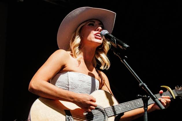 August 28, 2026, Edmonton, Alberta, Canada: Canadian Country Music Artist Julia Vos performs at First Boots and Hearts West Country Music Festival..Julia Vos became the first artist to perform at Boots and Hearts West in Edmonton. She had released her latest single Cigarette Sundays at midnight before performing it for the first time live at Boots and Hearts. Edmonton Canada - ZUMAs197 20260828_aaa_s197_334 Copyright: xRonxPalmerx